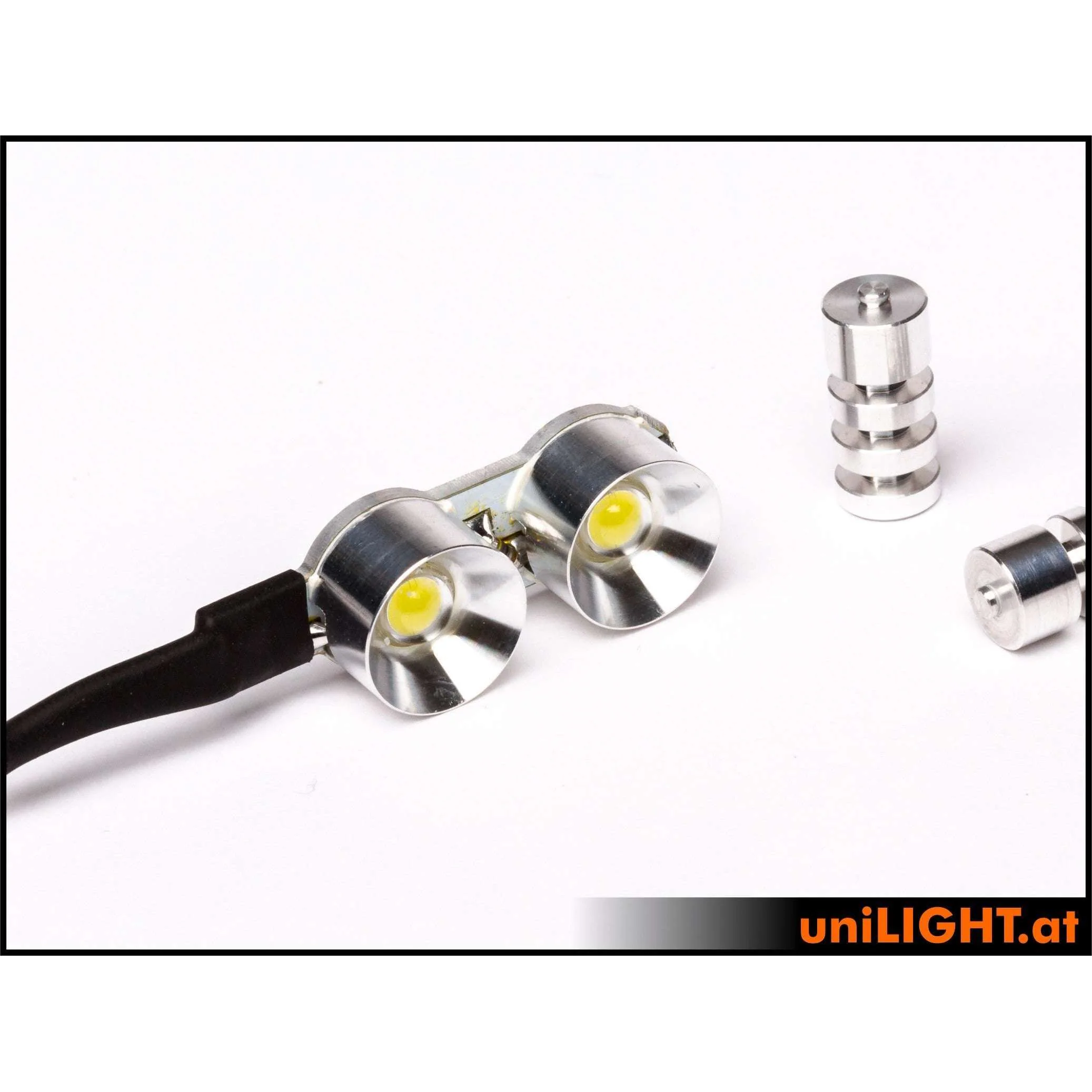 12mm Double-Spotlight, 2x4W - Image 3