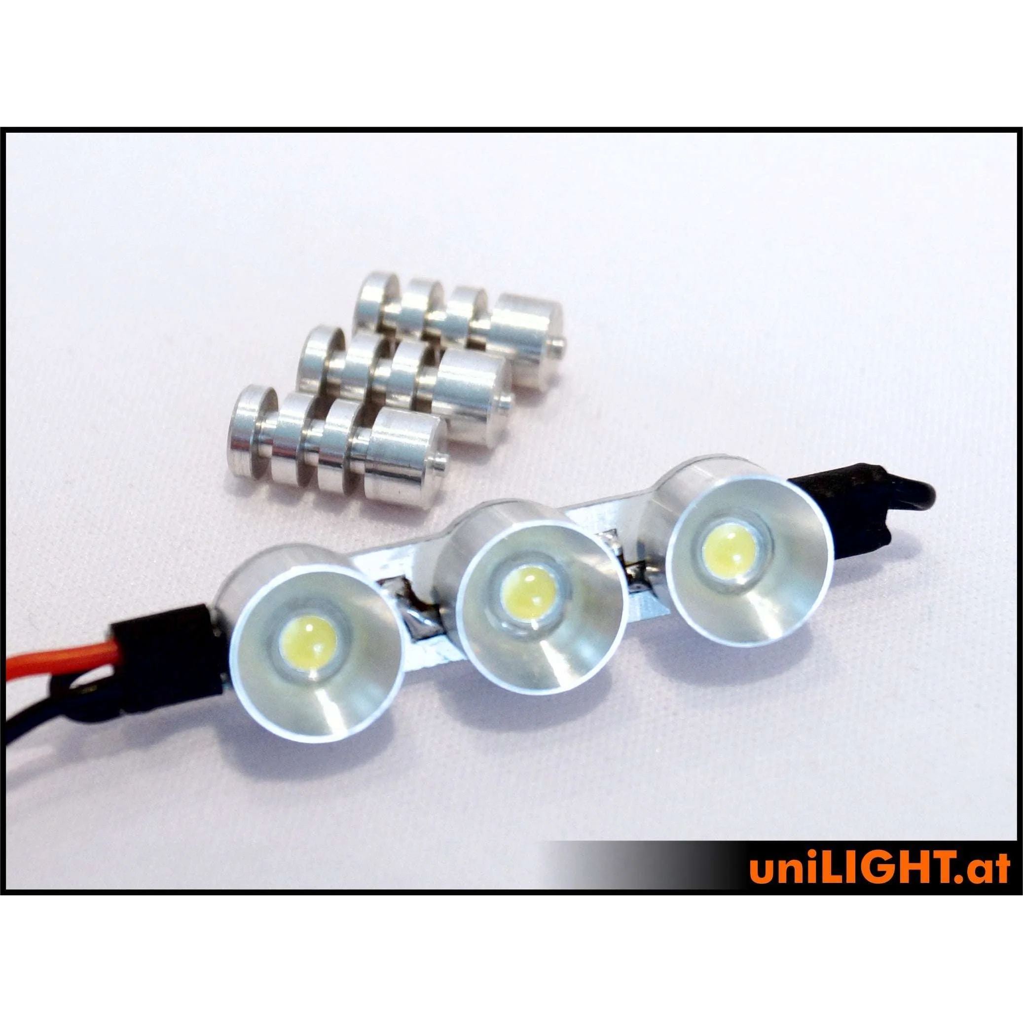 12mm Triple-Spotlight, 3x2W - Image 3