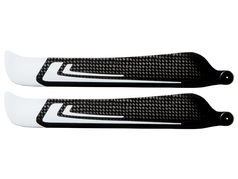 1st-RC Main Blades CFK 195 mm White - Image 2