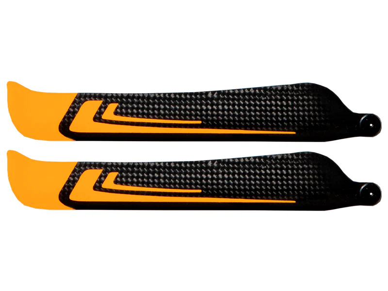 1st-RC Main Blades CFK 195mm Orange - Image 2