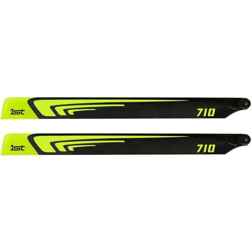 1st rotor blades CFK 710mm FBL (Yellow)