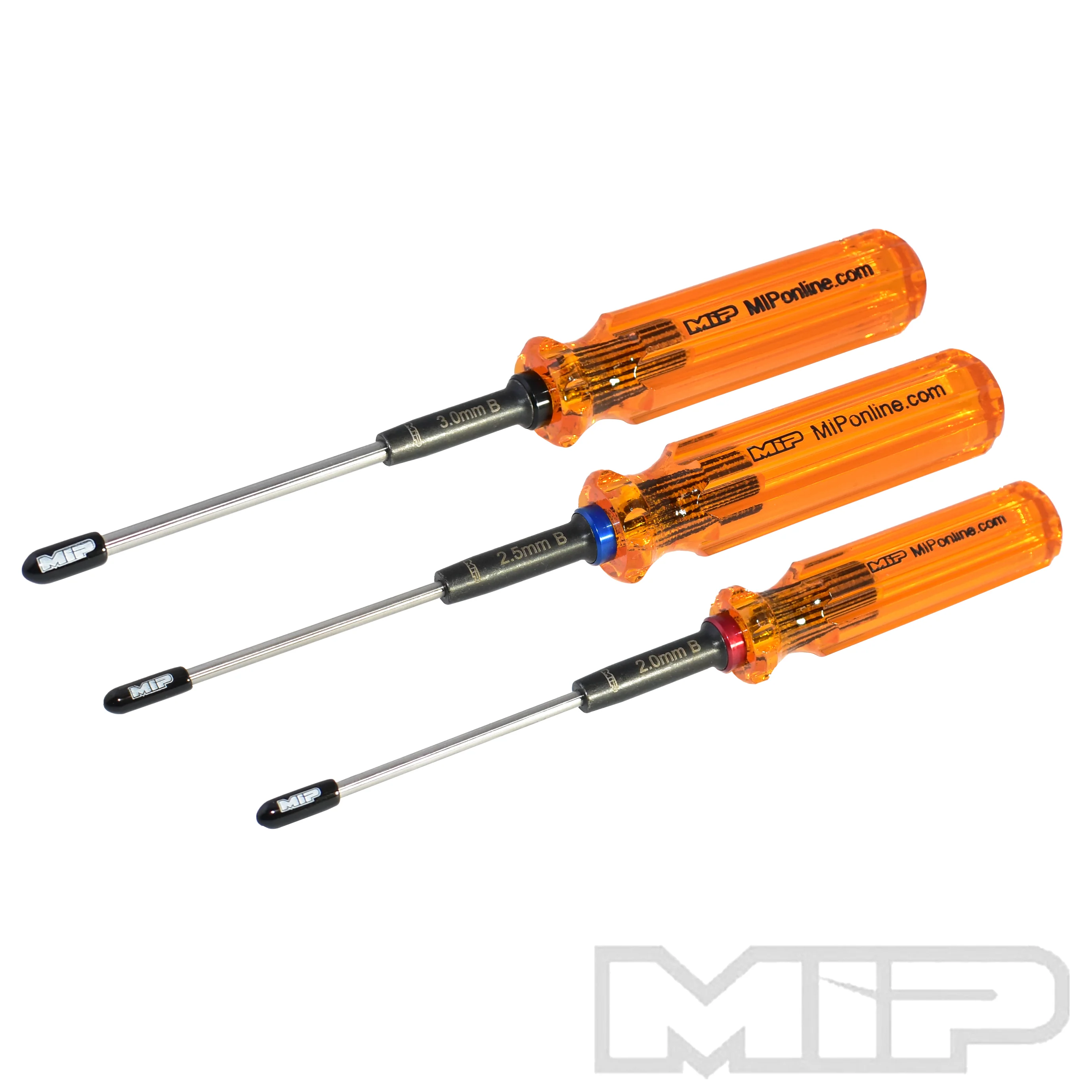 #9606 - MIP Hex Driver Ball Wrench Set Gen 2, Metric (3), 2.0mm, 2.5mm, & 3.0mm - Image 2