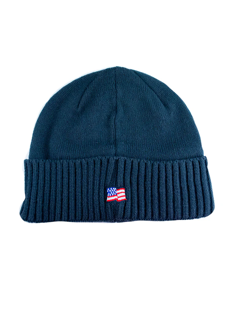 AEROPANDA Port Authority® Rib Knit Cuff Graphite Beanie - Image 2