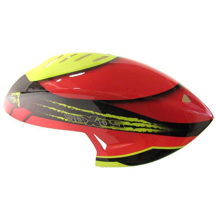 Airbrush Canopy GFK (YELLOW/RED/BLACK) DNRS - Image 3