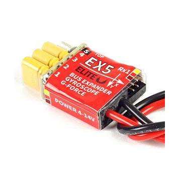 Elite EX5 Serial Bus Dual Input Servo Channel Expander w/G-Force, Temperature Sensors & Stabilization - Image 2