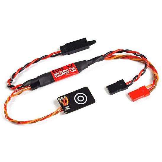 Elite Telemetry Sensor Current/Voltage/Capacity & RC Power Touch Switch Voltario T30 12V/10A (Jeti EX, Graupner HoTT)