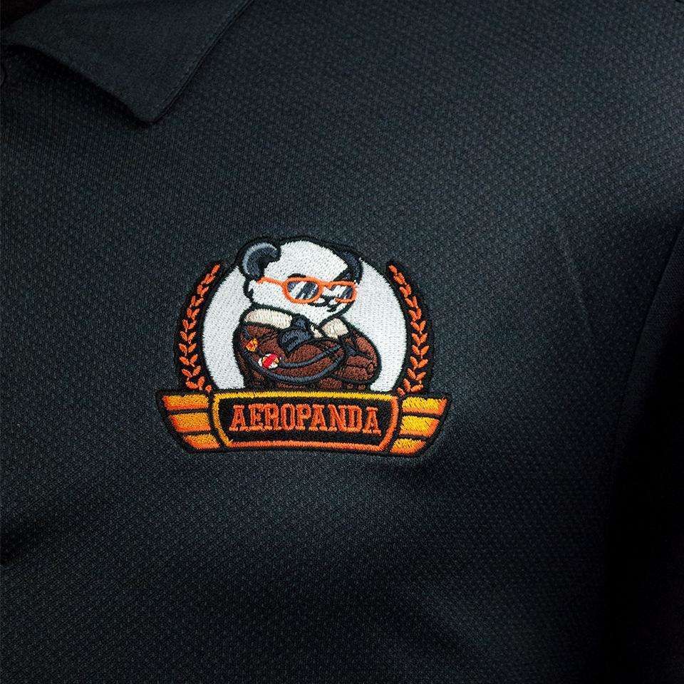 Grey OGIO Surge Polo shirt AEROPANDA - Image 3