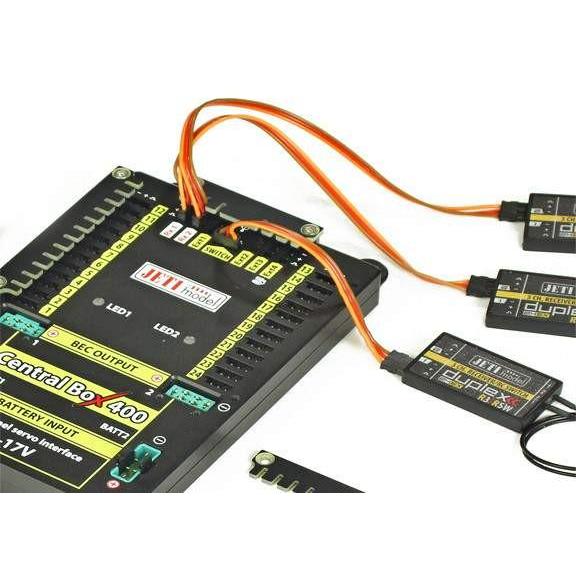 Jeti Central Box 400 Power Distribution Combo with R3/RSW Receivers (3)