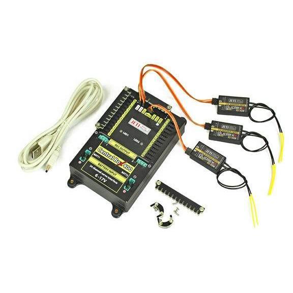 Jeti Central Box 400 Power Distribution Combo with R3/RSW Receivers (3) - Image 2