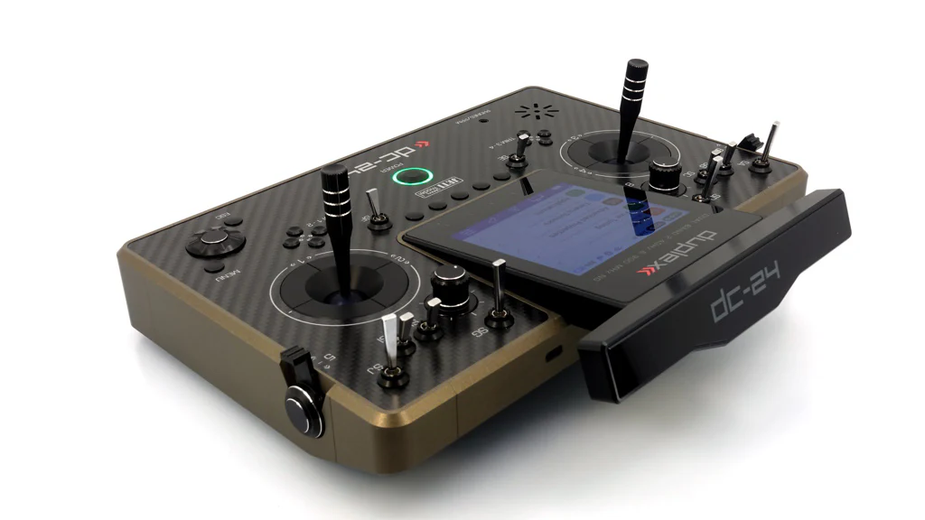 Jeti Duplex DC-24G2 2.4GHz/900MHz NG Carbon Line Bronze w/REX 12 ASSIST and Aluminum case - Image 4