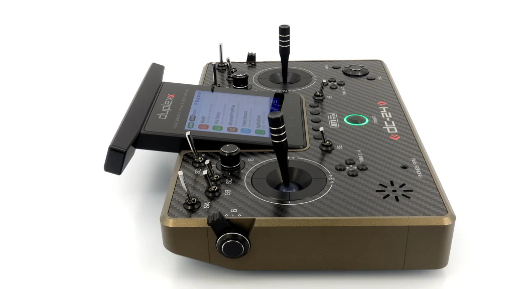 Jeti Duplex DC-24G2 2.4GHz/900MHz NG Carbon Line Bronze w/REX 12 ASSIST and Aluminum case - Image 5