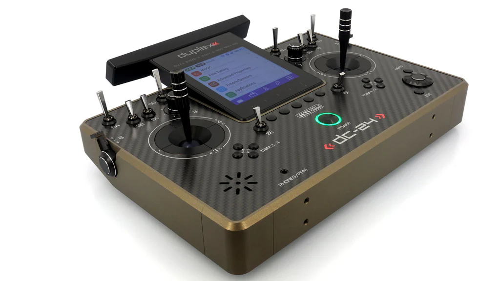 Jeti Duplex DC-24G2 2.4GHz/900MHz NG Carbon Line Bronze w/REX 12 ASSIST and Aluminum case - Image 8