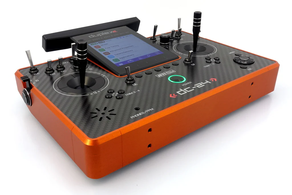 Jeti Duplex DC-24G2 2.4GHz/900MHz NG Carbon Line ORANGE ANODIZED - Image 11