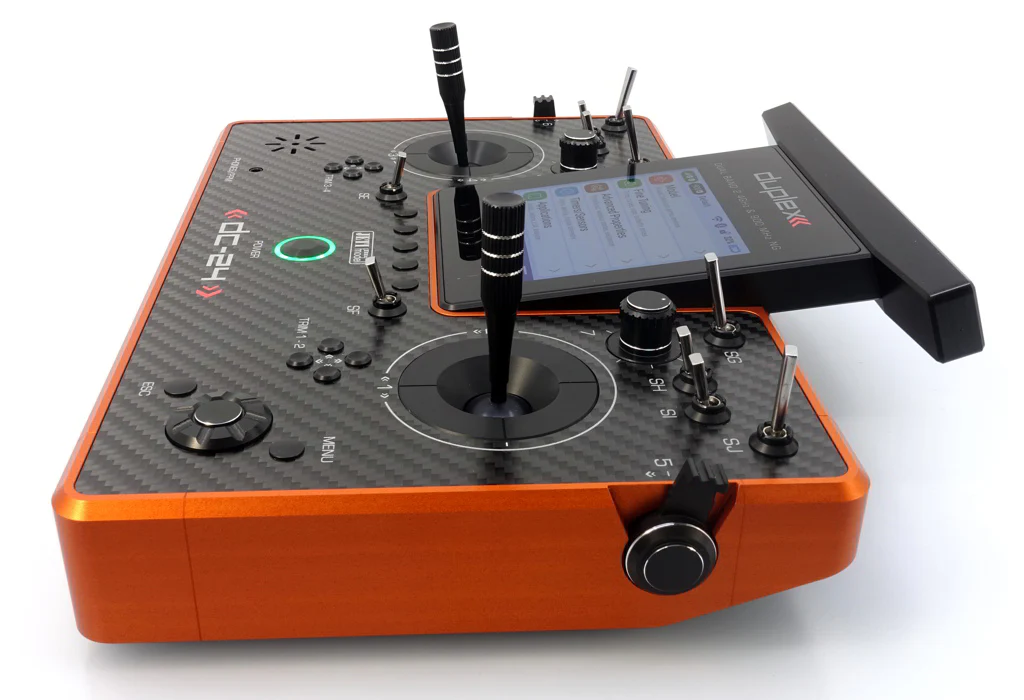 Jeti Duplex DC-24G2 2.4GHz/900MHz NG Carbon Line ORANGE ANODIZED - Image 7