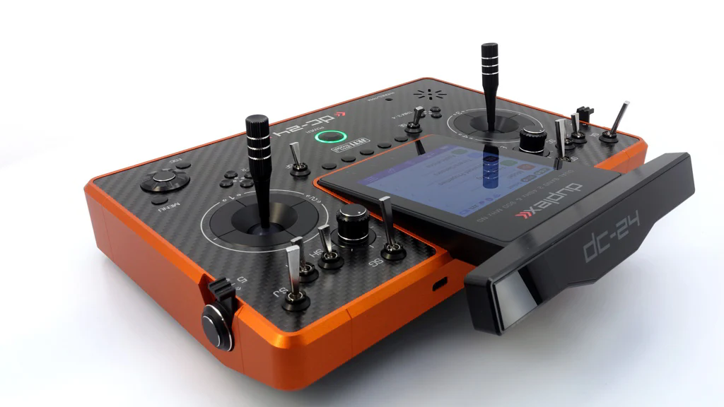 Jeti Duplex DC-24G2 2.4GHz/900MHz NG Carbon Line ORANGE ANODIZED - Image 8