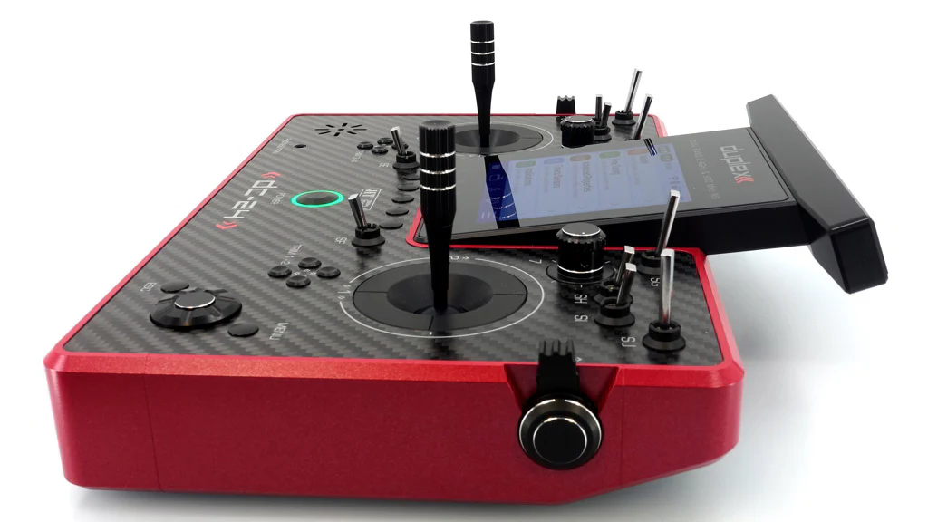 Jeti Duplex DC-24G2 2.4GHz/900MHz NG Carbon Line RUBY w/REX 12 ASSIST and Aluminum case - Image 12
