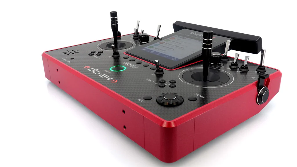 Jeti Duplex DC-24G2 2.4GHz/900MHz NG Carbon Line RUBY w/REX 12 ASSIST and Aluminum case - Image 2