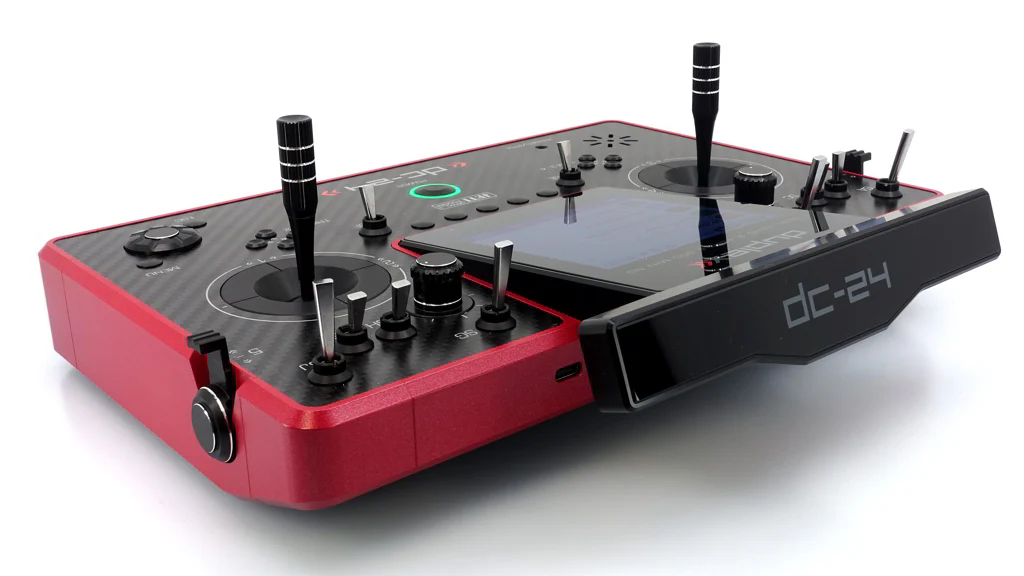 Jeti Duplex DC-24G2 2.4GHz/900MHz NG Carbon Line RUBY w/REX 12 ASSIST and Aluminum case - Image 6
