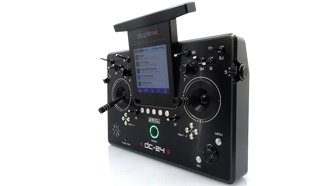Jeti Duplex DC-24G2 2.4GHz/900MHz Standard Gray w/REX 10 ASSIST and Aluminum case - Image 11