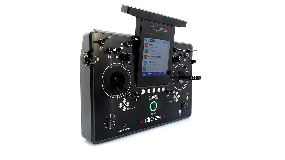Jeti Duplex DC-24G2 2.4GHz/900MHz Standard Gray w/REX 10 ASSIST and Aluminum case - Image 18