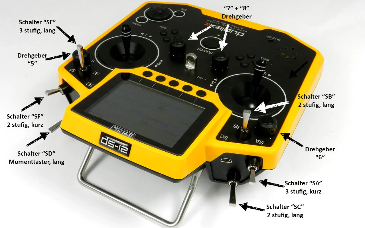 Jeti Duplex DS-12 Carbon Purple Multimode Special Edition 2.4GHz/900MHz w/Rx REX R7, Aluminum Tx Case Radio System - Image 6