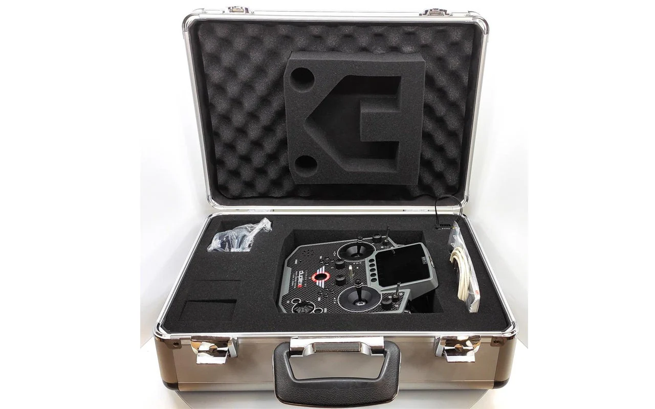 Jeti Duplex DS-12 Carbon Purple Multimode Special Edition 2.4GHz/900MHz w/Rx REX R7, Aluminum Tx Case Radio System - Image 7