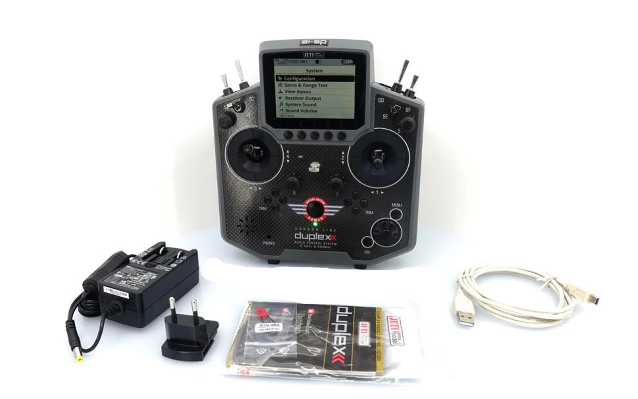 Jeti Duplex DS-12 Carbon Purple Multimode Special Edition 2.4GHz/900MHz w/Rx REX R7, Aluminum Tx Case Radio System - Image 8