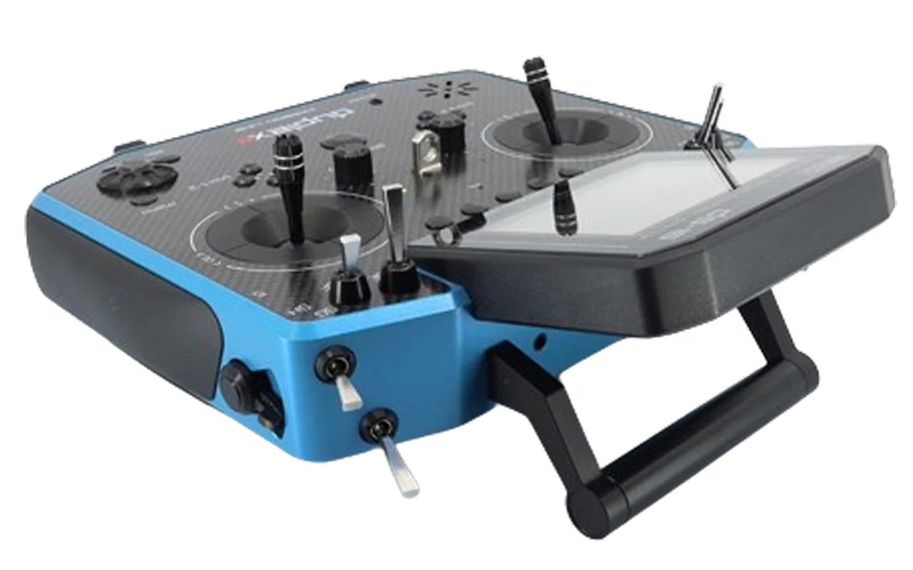 Jeti Duplex DS-16 G2 Carbon BLUE 2.4GHz/900MHz w/Rx R10, Aluminum Tx Case Radio System - Image 3
