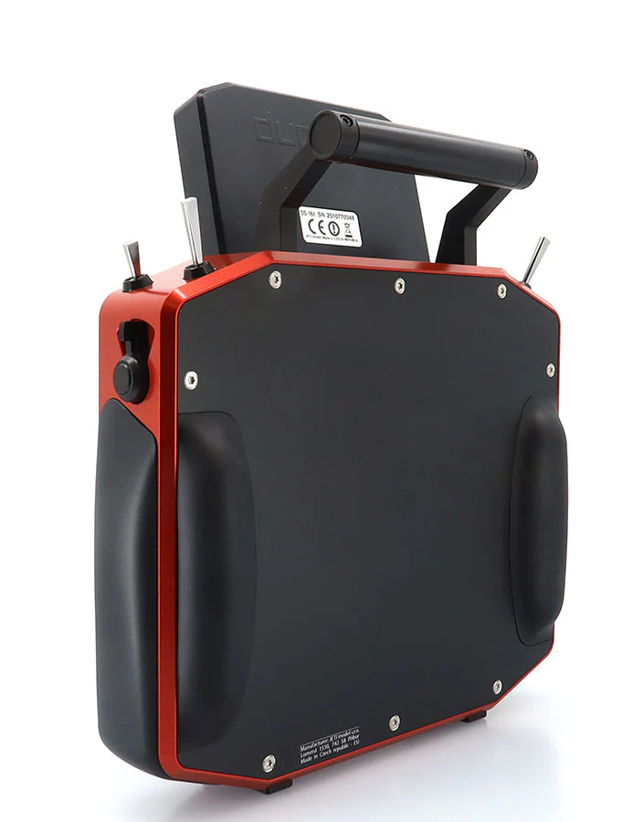 Jeti Duplex DS-16 G2 Carbon RED 2.4GHz/900MHz w/Rx R10, Aluminum Tx Case Radio System - Image 5