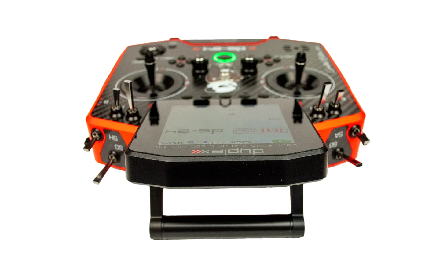 Jeti Duplex DS-24G2 2.4GHz/900MHz NG Carbon Line AEROPANDA SPECIAL EDITION - ORANGE CERAKOTE w/REX 12 ASSIST and Aluminum case - Image 3
