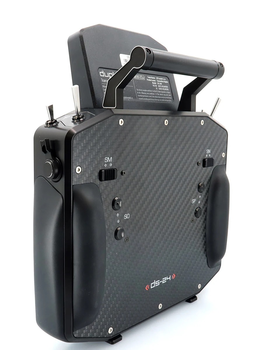 Jeti Duplex DS-24G2 2.4GHz/900MHz NG Carbon Line BLACK ANODIZED w/REX 12 ASSIST and Aluminum case - Image 10