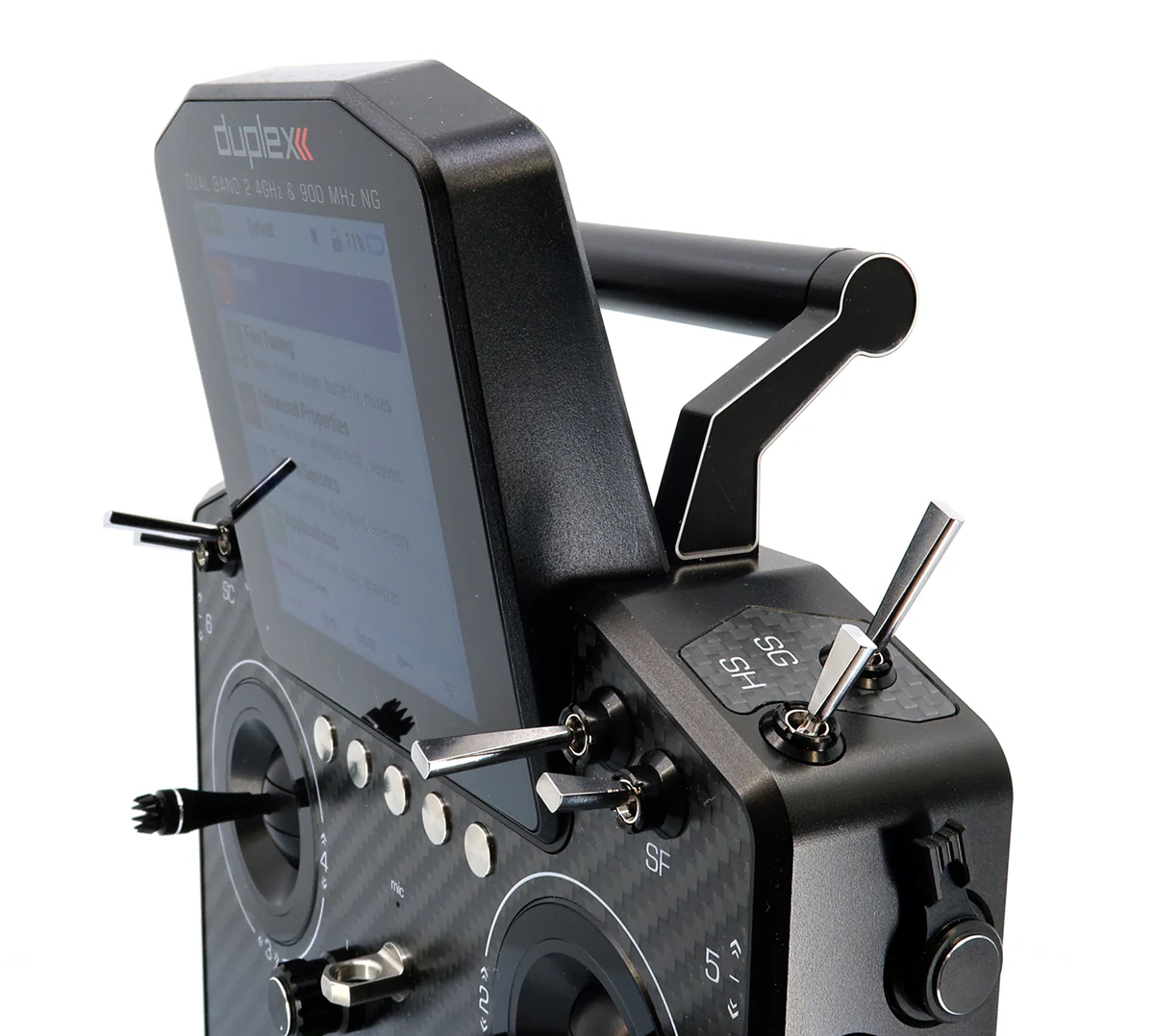 Jeti Duplex DS-24G2 2.4GHz/900MHz NG Carbon Line BLACK ANODIZED w/REX 12 ASSIST and Aluminum case - Image 13