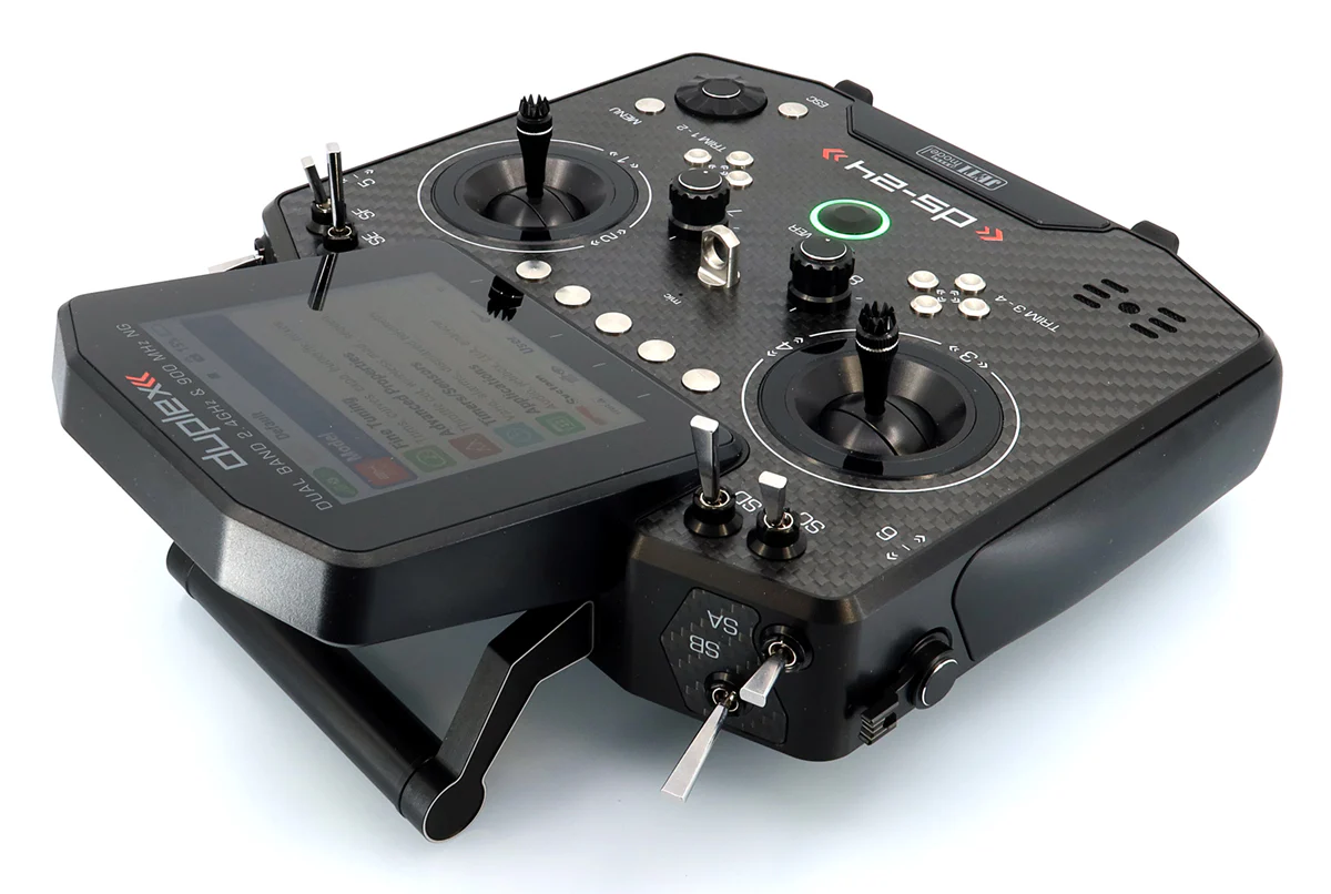 Jeti Duplex DS-24G2 2.4GHz/900MHz NG Carbon Line BLACK ANODIZED w/REX 12 ASSIST and Aluminum case - Image 4