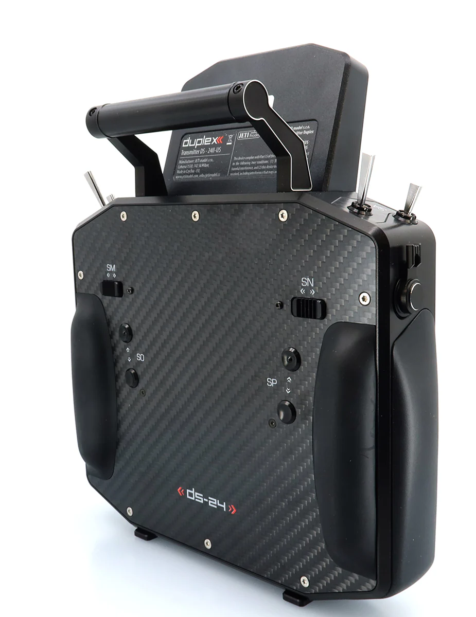 Jeti Duplex DS-24G2 2.4GHz/900MHz NG Carbon Line BLACK ANODIZED w/REX 12 ASSIST and Aluminum case - Image 8