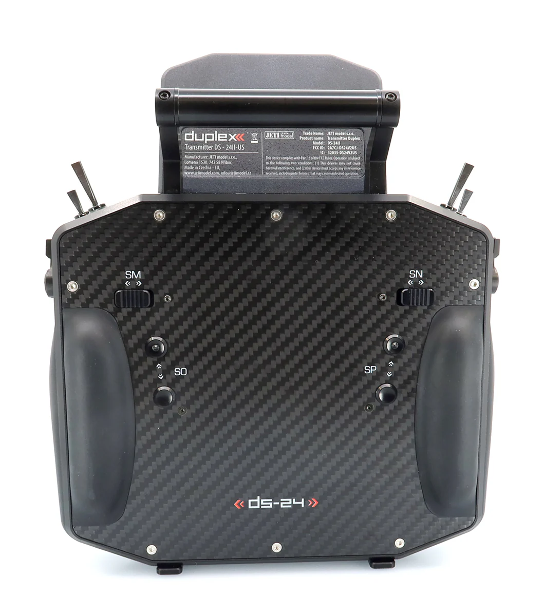 Jeti Duplex DS-24G2 2.4GHz/900MHz NG Carbon Line BLACK ANODIZED w/REX 12 ASSIST and Aluminum case - Image 9
