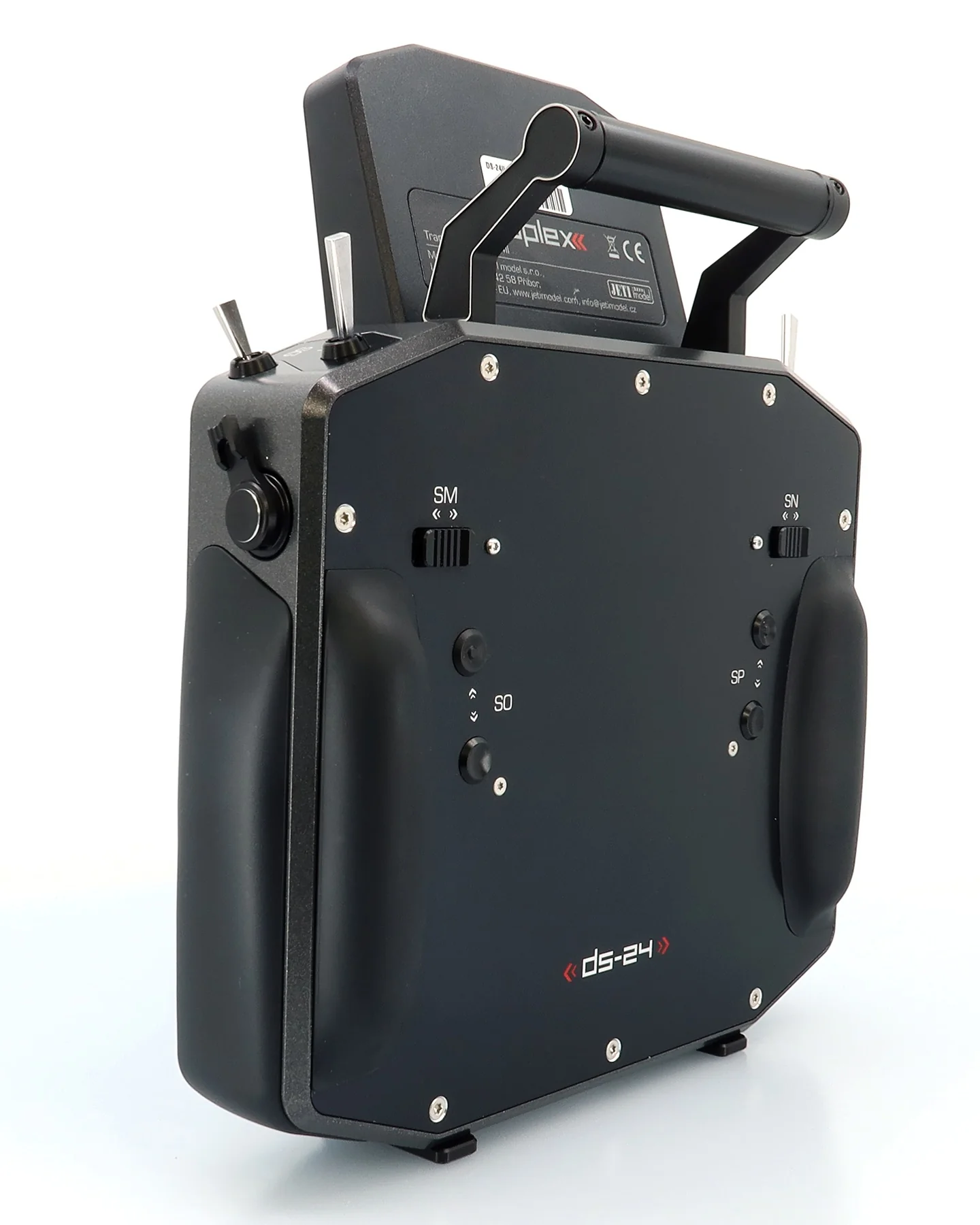 Jeti Duplex DS-24G2 2.4GHz/900MHz NG Carbon Line GRAY LACQUER w/REX 12 ASSIST and Aluminum case - Image 3
