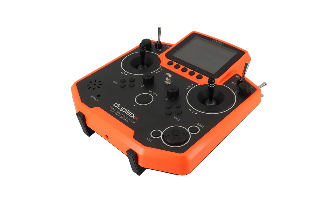 Jeti Duplex Radio DS-12 ORANGE 2.4GHz/900MHz w/Telemetry Transmitter Only Radio - Image 2