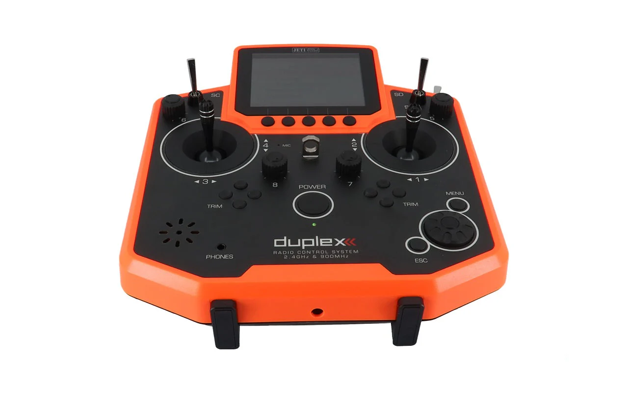 Jeti Duplex Radio DS-12 ORANGE 2.4GHz/900MHz w/Telemetry Transmitter Only Radio - Image 3