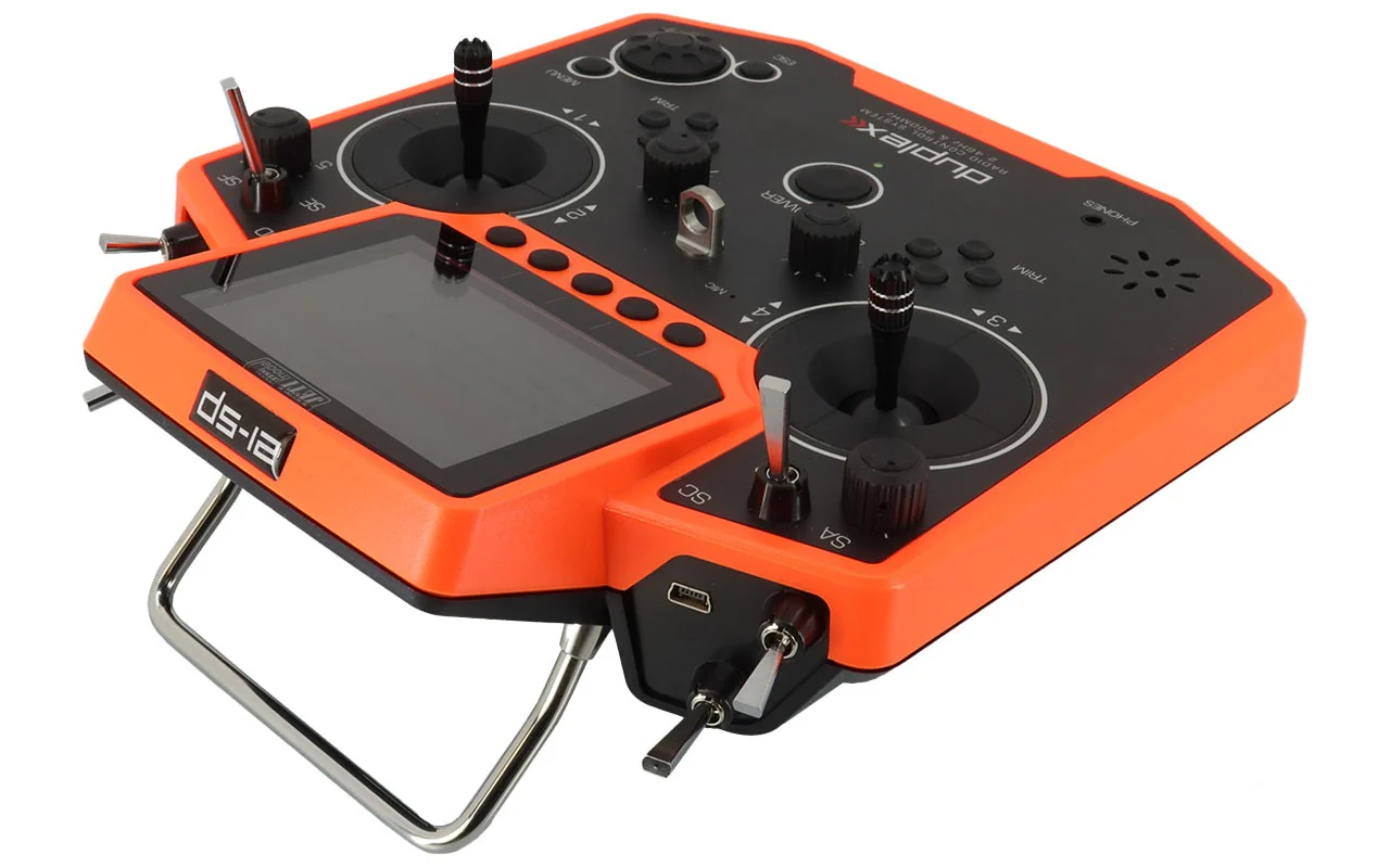 Jeti Duplex Radio DS-12 ORANGE 2.4GHz/900MHz w/Telemetry Transmitter Only Radio - Image 5