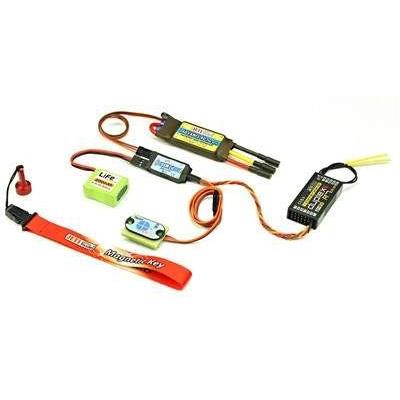 Jeti Electronic Switch Dual Redundant with Power Backup and Magnetic Key DSM ESC - Image 2