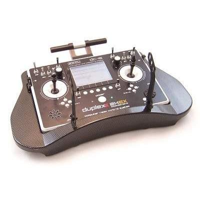 Jeti Transmitter Tray DC Carbon w/Brackets - Image 2