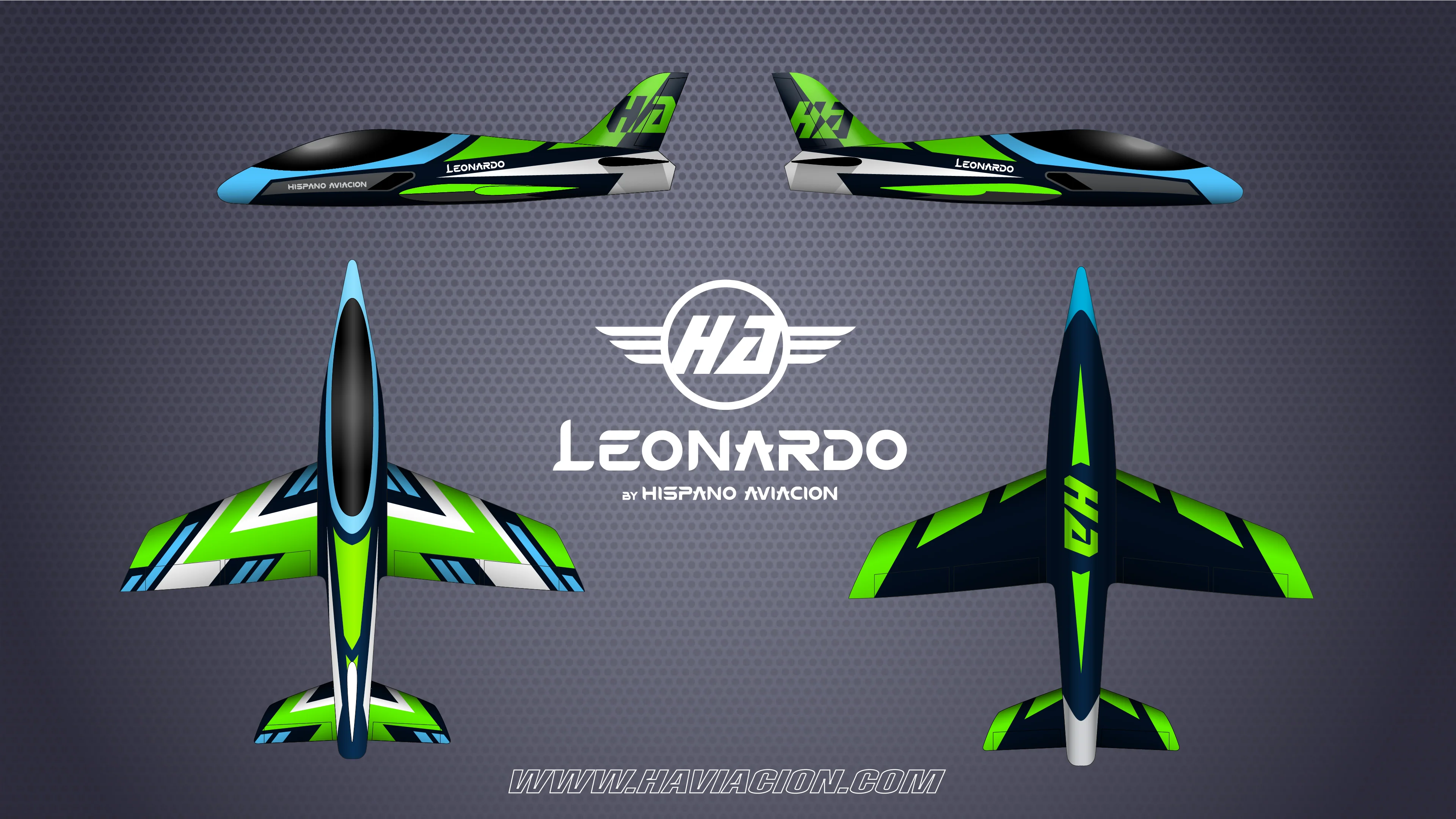 LEONARDO 3M Dark GREEN Scheme by HA