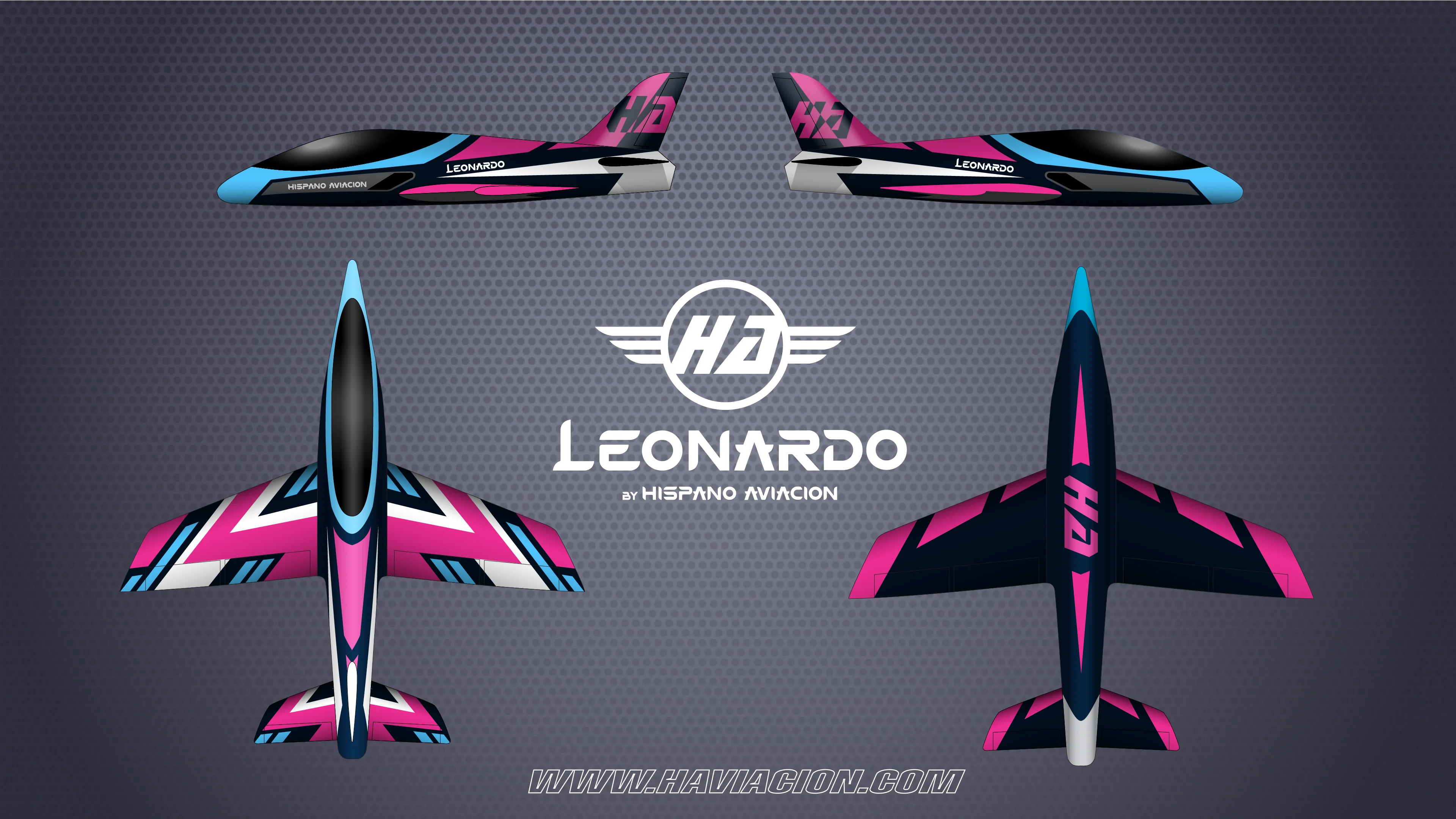 LEONARDO 3M Dark PINK Scheme by HA
