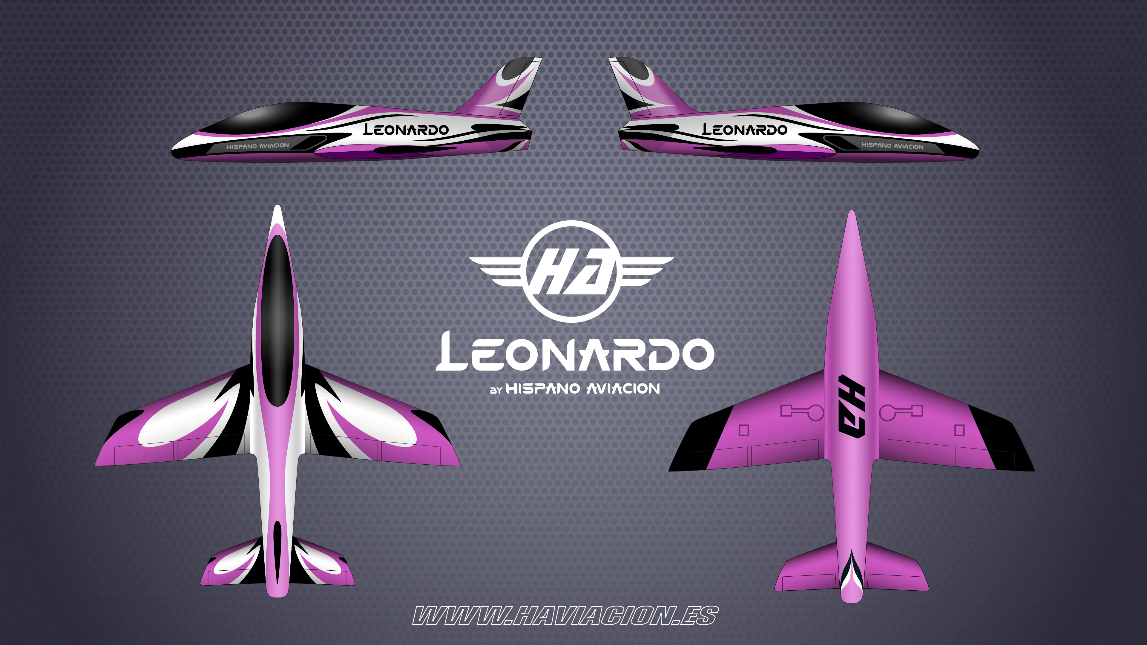 LEONARDO 4M Pink Sport Scheme by HA
