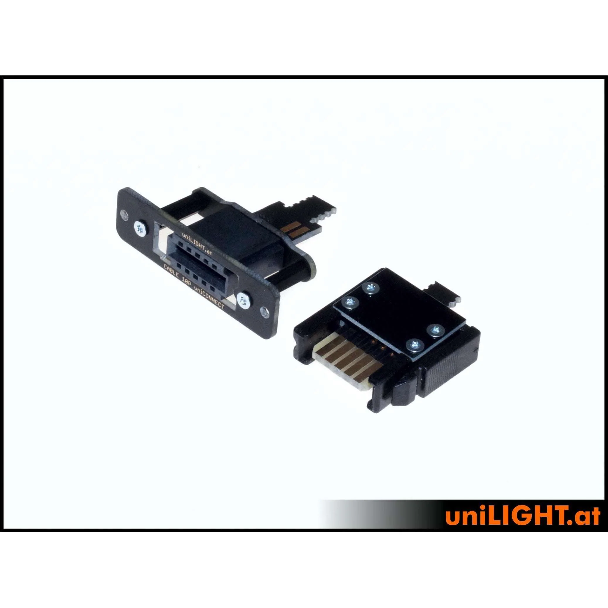 Locking cable connection, 3 primary 4 secondary pins