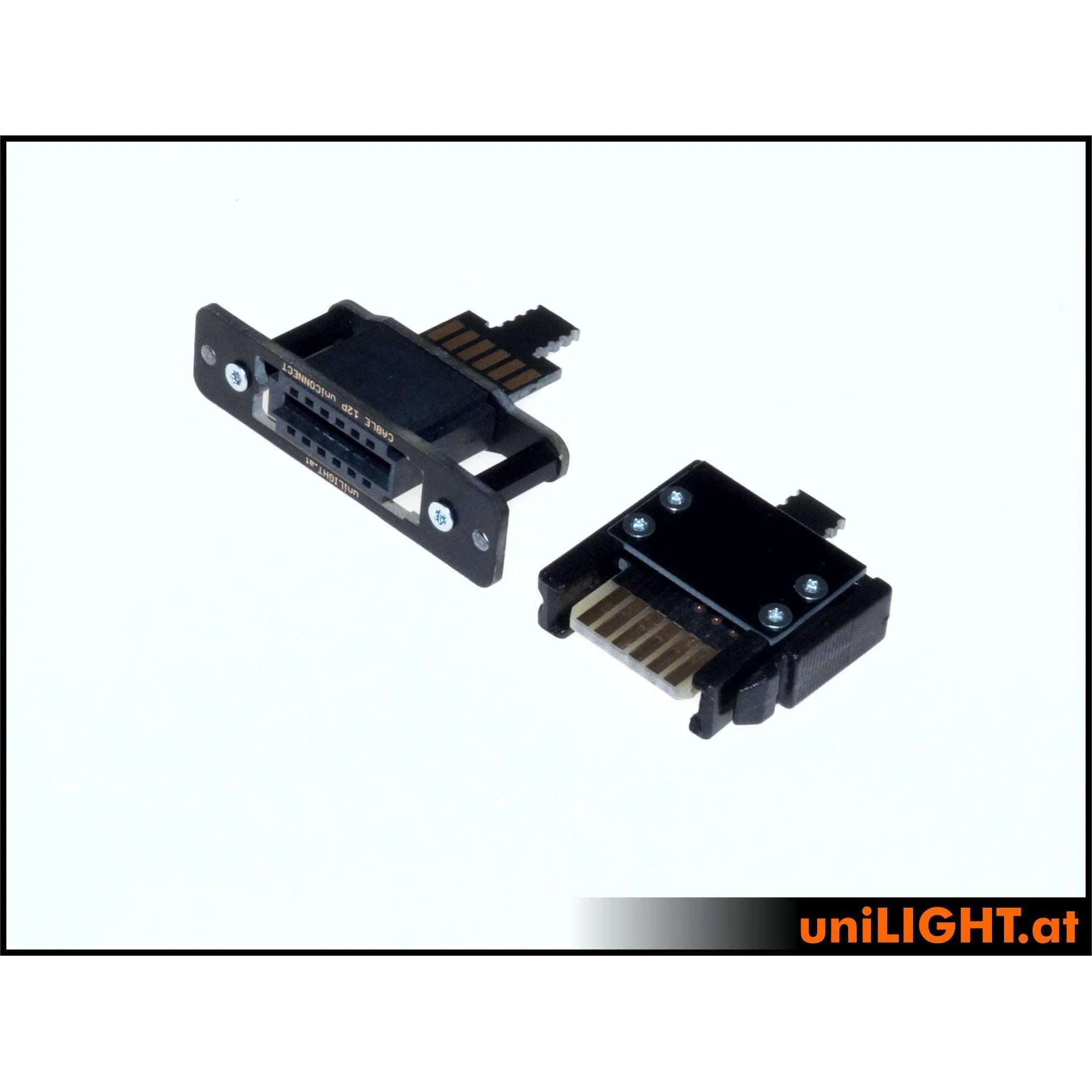 Locking cable connection, 6 primary pins