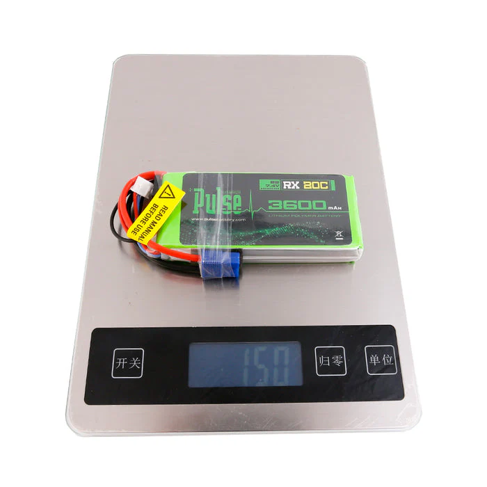 PULSE 2S 3600mAh 20C 7.4V RX Receiver Battery - LiPo Battery - Image 5